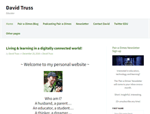 Tablet Screenshot of davidtruss.com